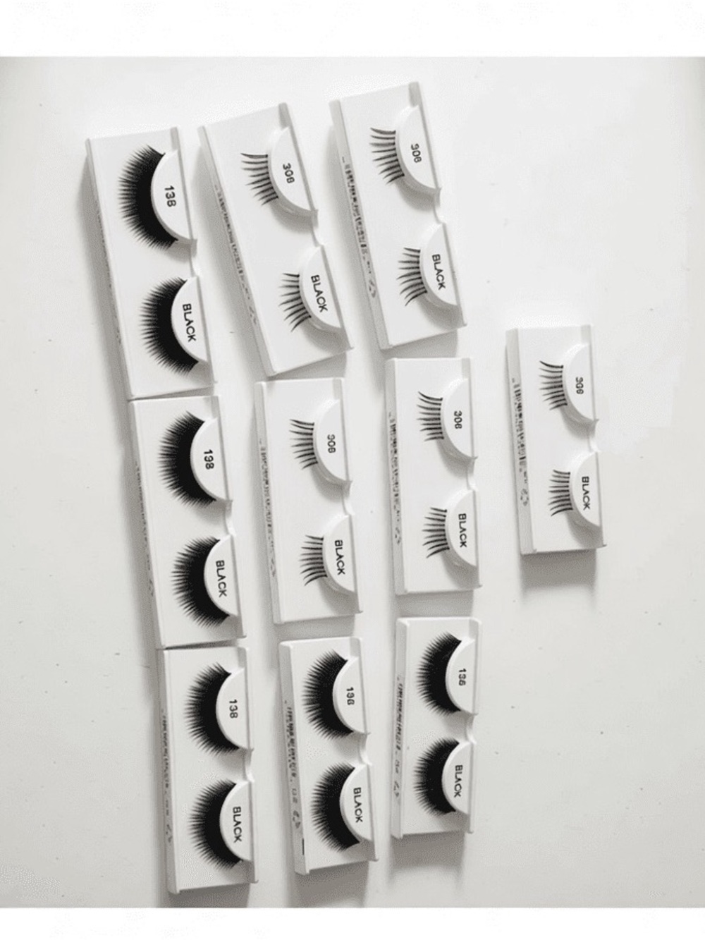 Set of Black False Eyelashes